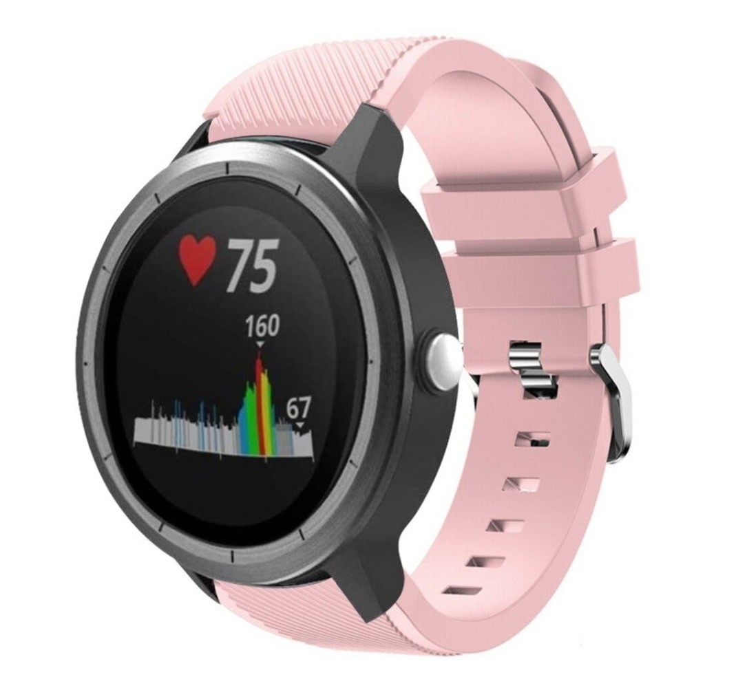 Garmin Vivoactive 3 silicone band (roze)