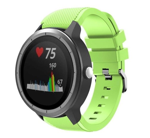 Garmin Vivoactive 3 silicone band (Lichtgroen)