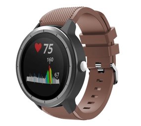 Garmin Vivoactive 3 silicone band (koffiebruin)