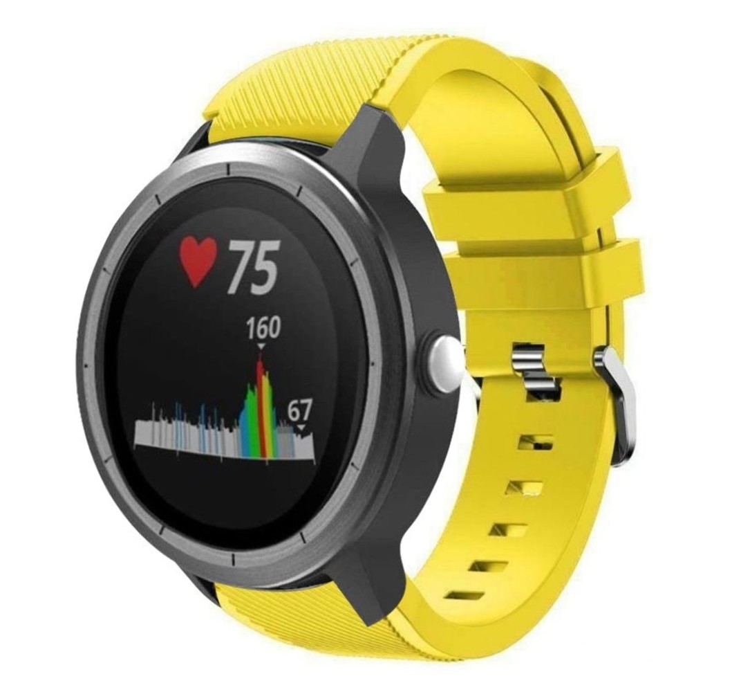 Garmin Vivoactive 3 silicone band (geel)