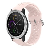 Garmin Vivoactive 3 siliconen bandje met gaatjes (roze)