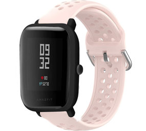 Xiaomi Amazfit Bip siliconen bandje met gaatjes (roze)
