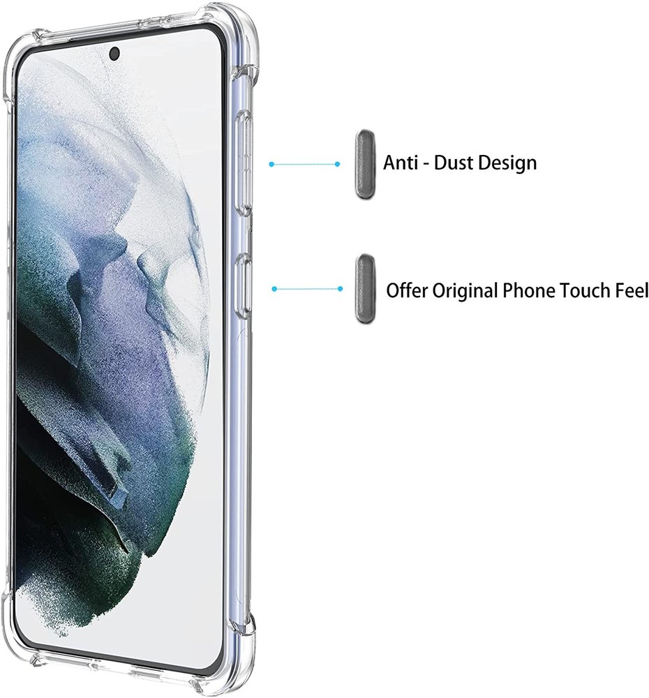 ShieldCase® ShieldCase Shock case Samsung Galaxy S21 FE (transparant) ShieldCase® ShieldCase Shock case Samsung Galaxy S21 FE (transparant)