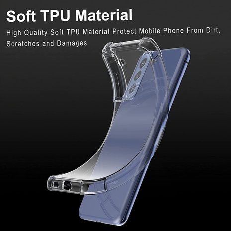 ShieldCase® ShieldCase Shock case Samsung Galaxy S21 FE (transparant) ShieldCase® ShieldCase Shock case Samsung Galaxy S21 FE (transparant)