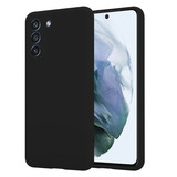 ShieldCase® Samsung Galaxy S21 FE hoesje siliconen (zwart)