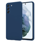 ShieldCase® Samsung Galaxy S21 FE hoesje siliconen (blauw)