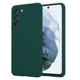 ShieldCase® Samsung Galaxy S21 FE hoesje siliconen (donkergroen)