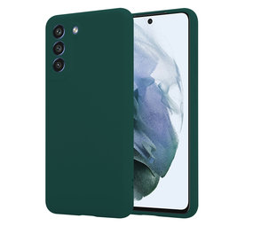 ShieldCase® Samsung Galaxy S21 FE hoesje siliconen (donkergroen)