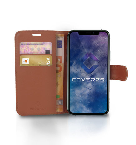Coverzs Coverzs iPhone 12 Pro Max Bookcase hoesje (bruin) Coverzs Coverzs iPhone 12 Pro Max Bookcase hoesje (bruin)