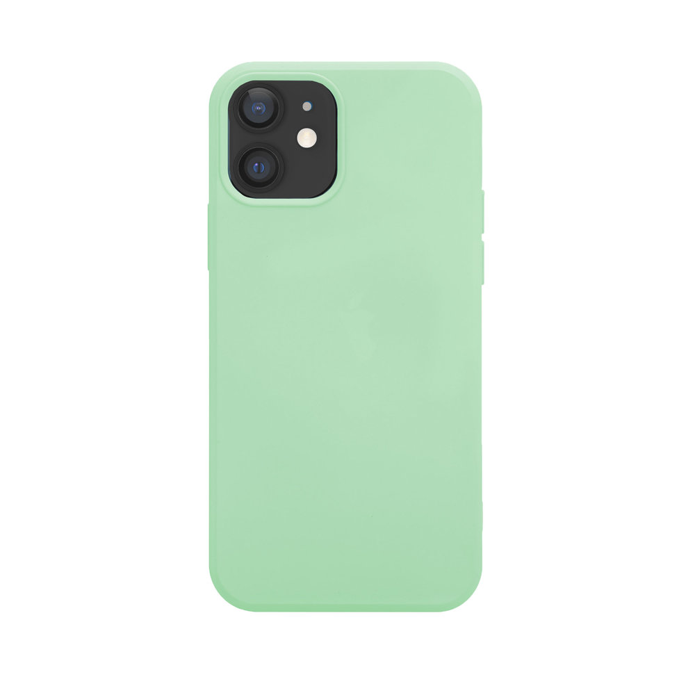 ShieldCase® ShieldCase Pantone siliconen hoesje iPhone 12 (lichtgroen)