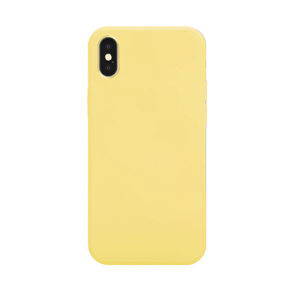 ShieldCase® ShieldCase Pantone siliconen hoesje iPhone Xs Max (geel)