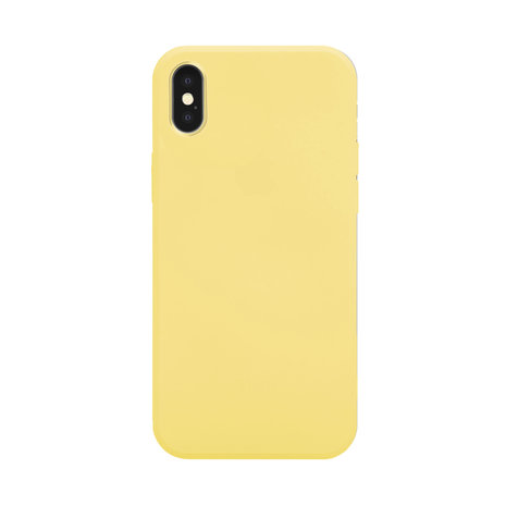 ShieldCase® ShieldCase Pantone siliconen hoesje iPhone Xs Max (geel)