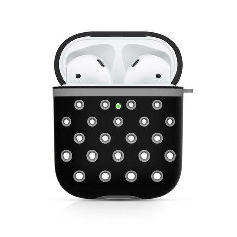 ShieldCase® Shieldcase Airpods silicone case (zwart/grijs)