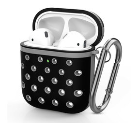 ShieldCase® Airpods silicone case (zwart/grijs)