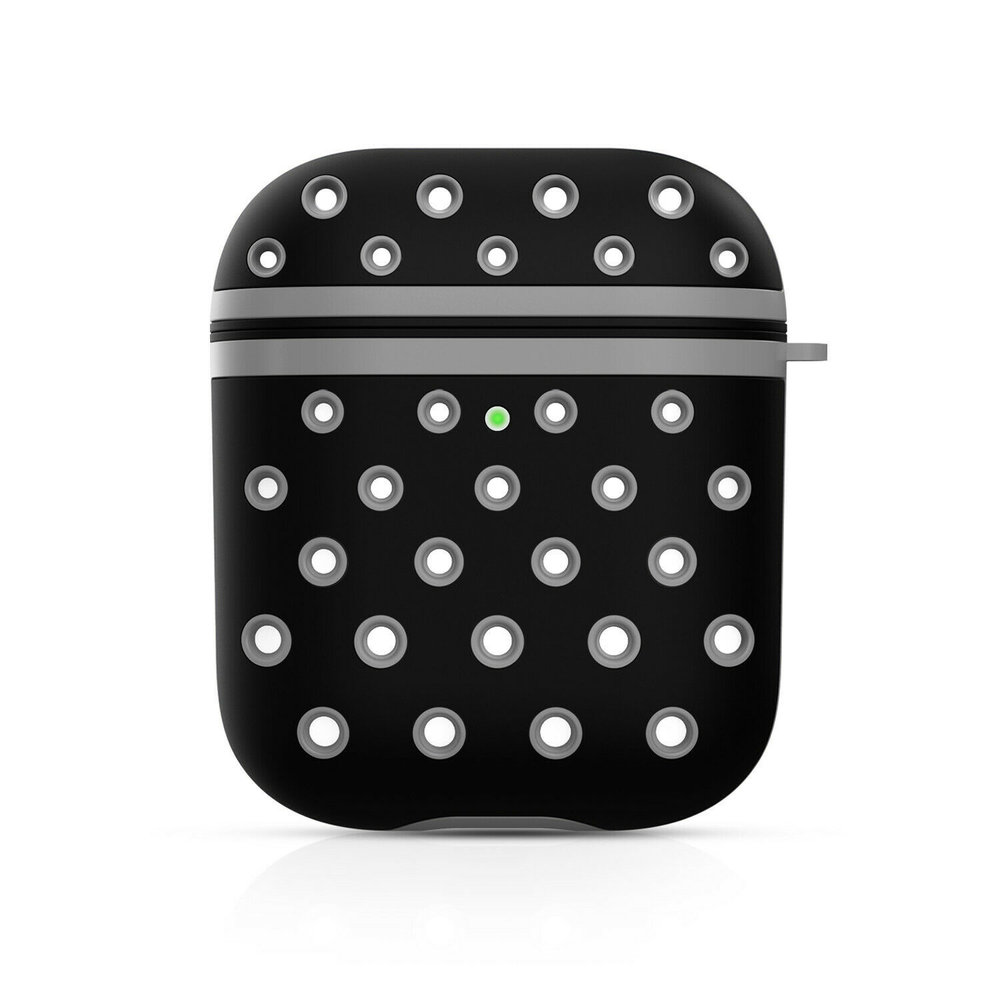 ShieldCase® Shieldcase Airpods silicone case (zwart/grijs)