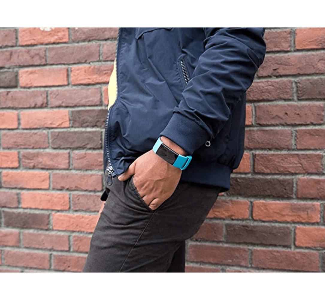 Fitbit Charge 3 silicone band (lichtblauw)