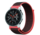 Samsung Galaxy Watch nylon band (zwart/rood)