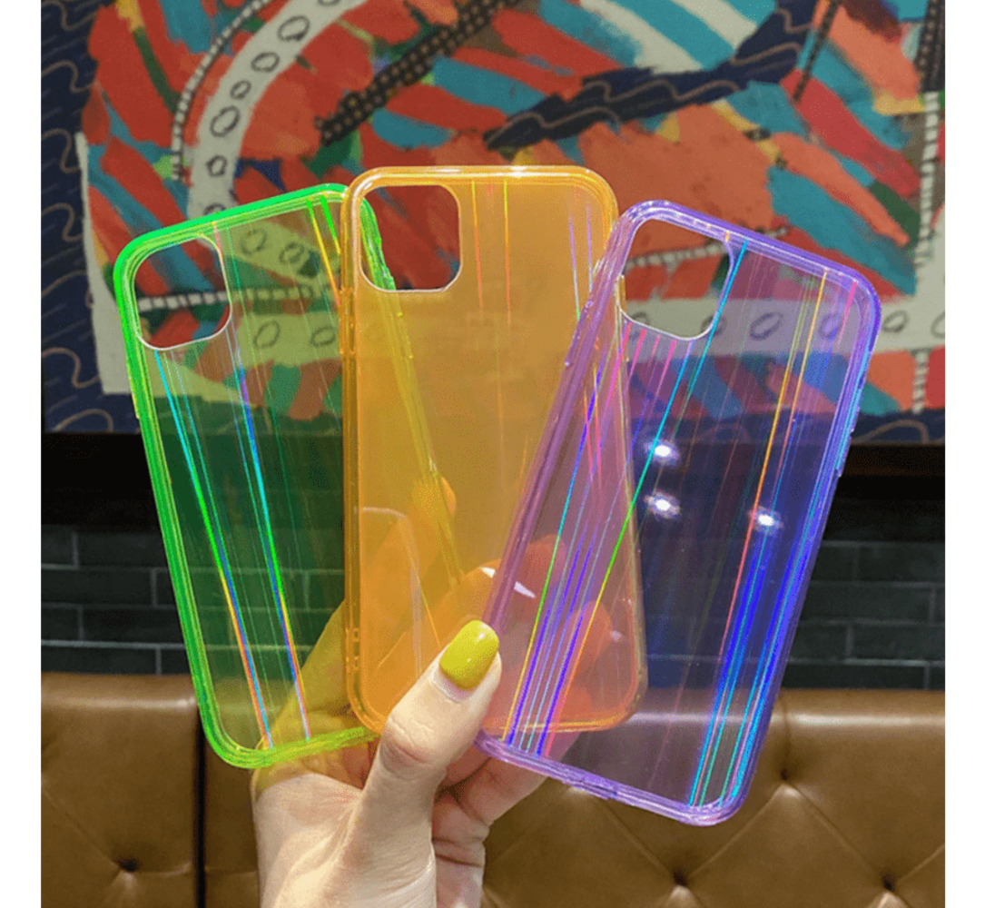 ShieldCase® Shieldcase Gekleurde laser case iPhone 11 (oranje) ShieldCase® Shieldcase Gekleurde laser case iPhone 11 (oranje)