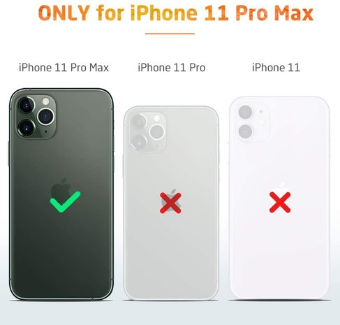 ShieldCase® ShieldCase iPhone 11 Pro Max siliconen hoesje met pasjeshouder (donkergroen)