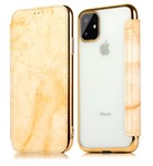 ShieldCase® ShieldCase Marble Gold iPhone 12 Wallet flip case