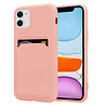 ShieldCase® ShieldCase iPhone 12 siliconen hoesje met pasjeshouder (roze) ShieldCase® ShieldCase iPhone 12 siliconen hoesje met pasjeshouder (roze)