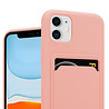 ShieldCase® ShieldCase iPhone 12 siliconen hoesje met pasjeshouder (roze) ShieldCase® ShieldCase iPhone 12 siliconen hoesje met pasjeshouder (roze)