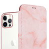 ShieldCase® ShieldCase Marble Rose Gold iPhone 12 Pro Wallet flip case ShieldCase® ShieldCase Marble Rose Gold iPhone 12 Pro Wallet flip case