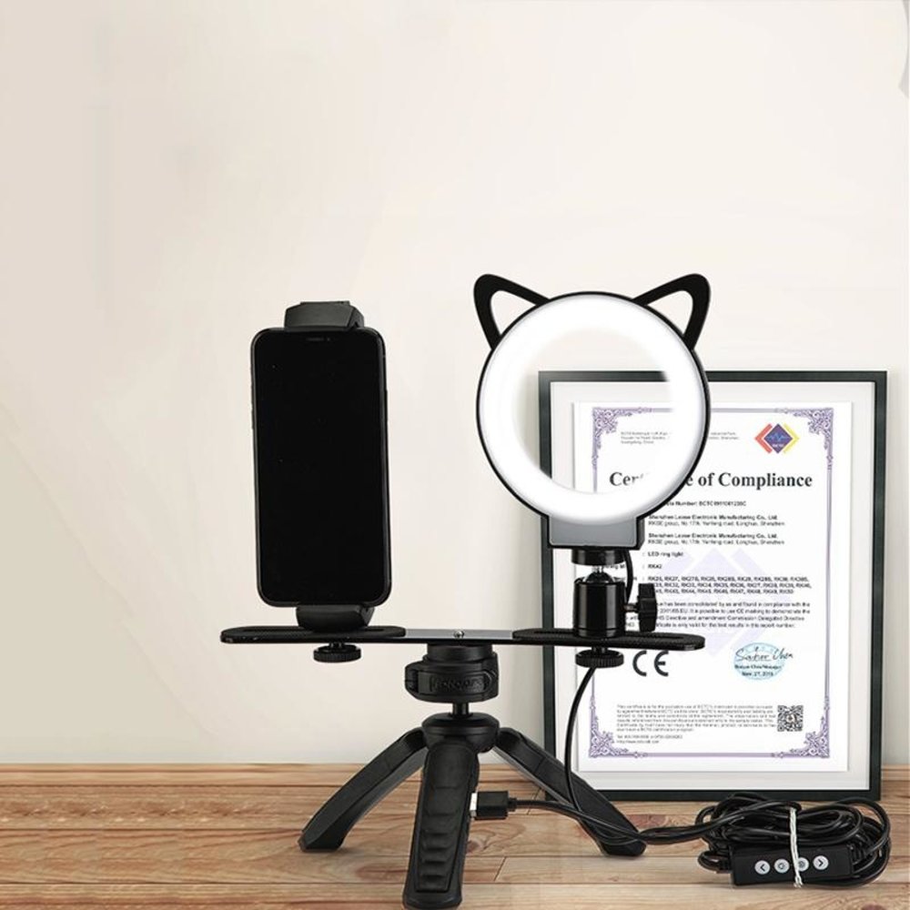 Fotopro Fotopro L2 tripod met selfielamp