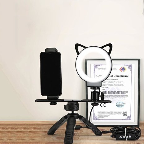 Fotopro Fotopro L2 tripod met selfielamp