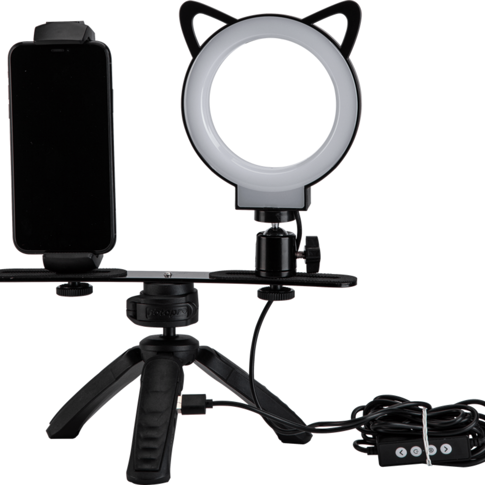 Fotopro Fotopro L2 tripod met selfielamp