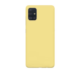 ShieldCase® Pantone siliconen hoesje Samsung Galaxy A71 (geel)