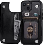 ShieldCase® ShieldCase iPhone 13 wallet case (zwart)