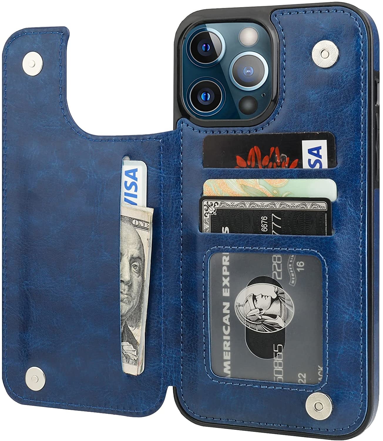 iPhone 13 Pro Max wallet case - Phone-Factory