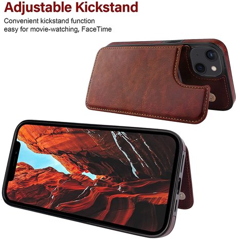 ShieldCase® ShieldCase iPhone 13 wallet case (bruin) ShieldCase® ShieldCase iPhone 13 wallet case (bruin)