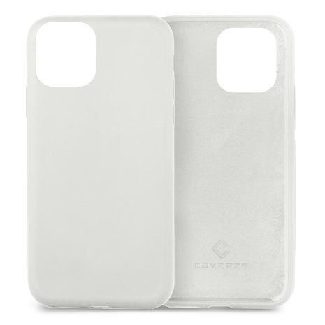 Coverzs Coverzs Luxe Liquid Silicone case iPhone 13 (wit)