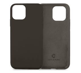 Coverzs Luxe Liquid Silicone case iPhone 13 Pro Max (donkergrijs)