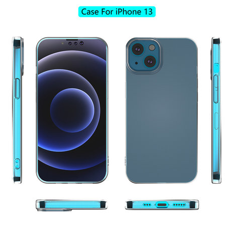 ShieldCase® ShieldCase Ultra thin silicone case iPhone 13 (transparant)