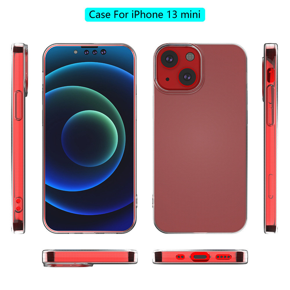 ShieldCase® ShieldCase Ultra thin silicone case iPhone 13 Mini (transparant)