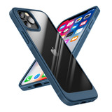 ShieldCase® iPhone 13 Pro Max hoesje TPU met rand (blauw/transparant) ShieldCase® iPhone 13 Pro Max hoesje TPU met rand (blauw/transparant)