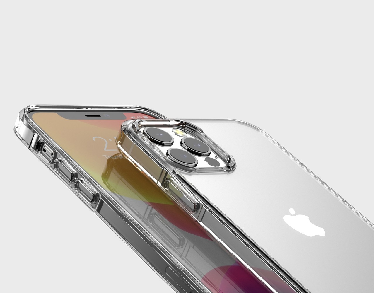 ShieldCase® ShieldCase iPhone 13 Pro Max siliconen hoesje mat (transparant)