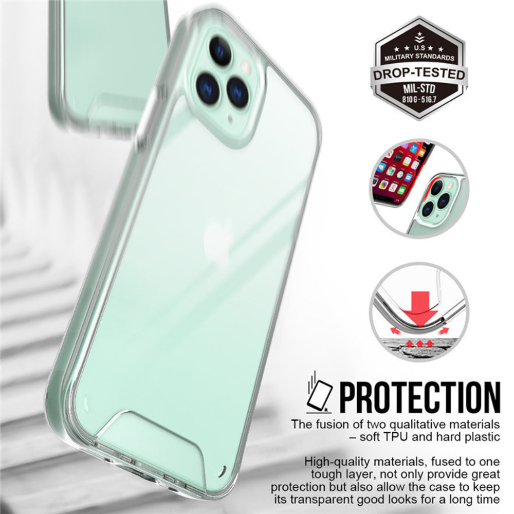 ShieldCase® ShieldCase doorzichtig hoesje iPhone 13 Pro Max ShieldCase® ShieldCase doorzichtig hoesje iPhone 13 Pro Max