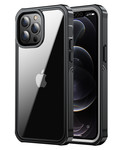 ShieldCase® ShieldCase Drielaags hoesje iPhone 13 Pro (transparant-zwart)