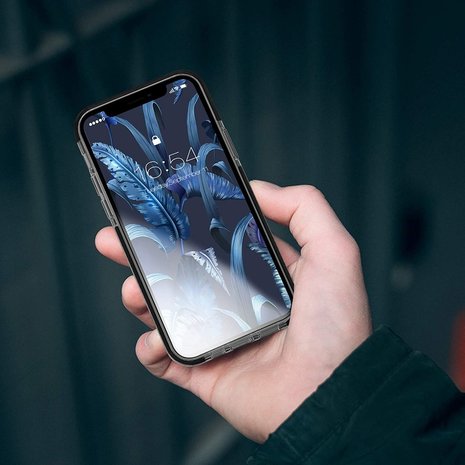 ShieldCase® ShieldCase Bumper case iPhone 12 Pro Max (transparant-zwart) ShieldCase® ShieldCase Bumper case iPhone 12 Pro Max (transparant-zwart)