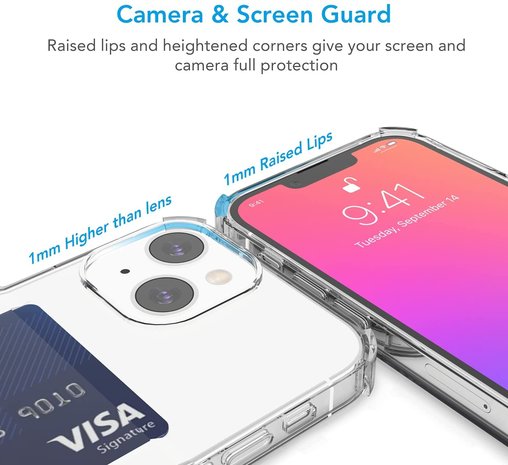 ShieldCase® ShieldCase Shock case met pasjeshouder iPhone 13 Mini ShieldCase® ShieldCase Shock case met pasjeshouder iPhone 13 Mini