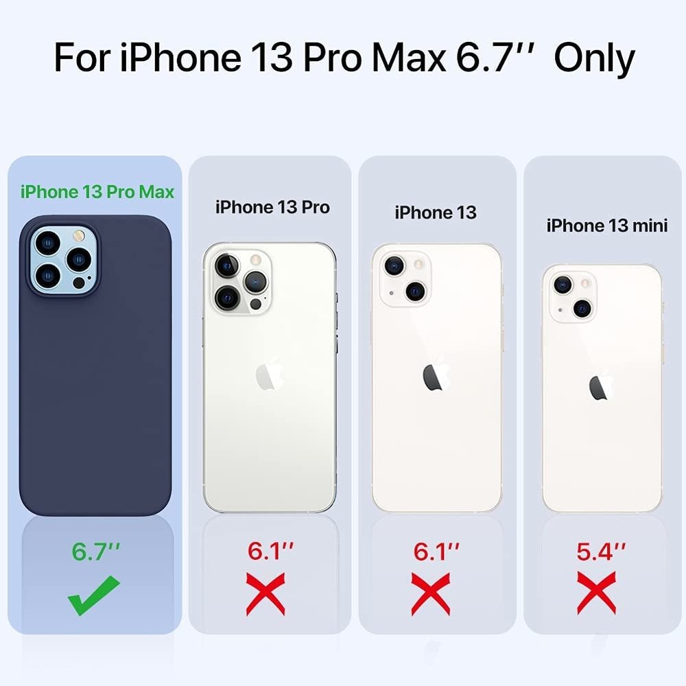 ShieldCase® ShieldCase iPhone 13 Pro Max silicone case (zwart)