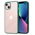 ShieldCase® ShieldCase Metallic bumper case iPhone 13 mini (donkergroen)