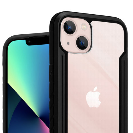 ShieldCase® ShieldCase Metalen Shock Case iPhone 13 (Zwart) ShieldCase® ShieldCase Metalen Shock Case iPhone 13 (Zwart)