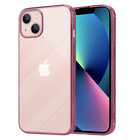ShieldCase® ShieldCase Metallic bumper case iPhone 13 mini (roze)