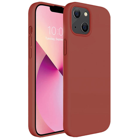 ShieldCase® ShieldCase iPhone 13 Mini silicone case (rood)
