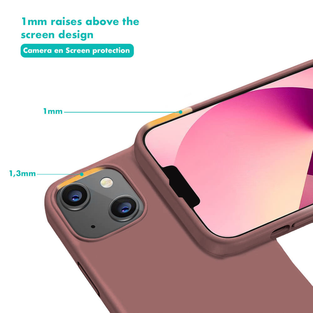 ShieldCase® ShieldCase iPhone 13 Mini silicone case (pruple grape)